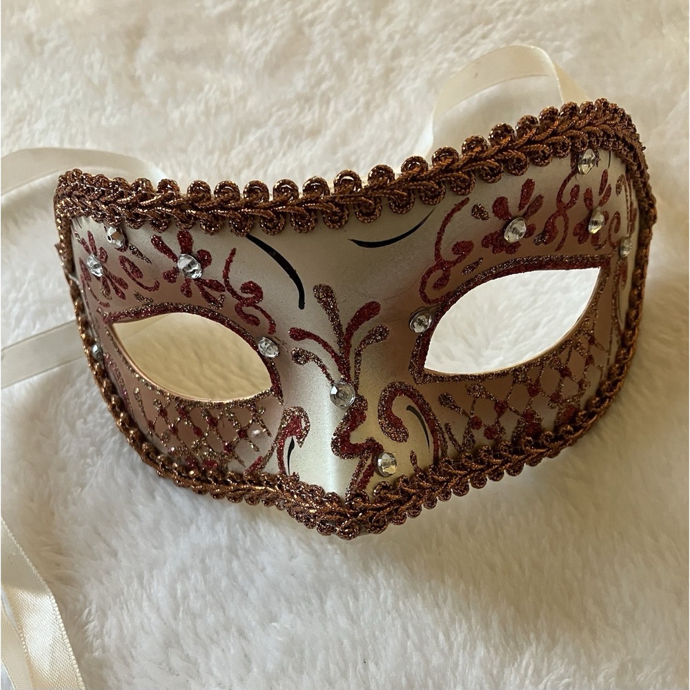 Colombina Style Masquerade Mask Gothic Glamour Regal Opulence